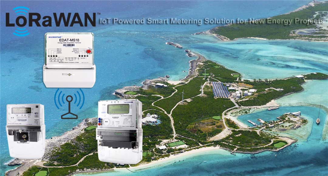 IoT (Internet of Things) technology (LoRa) powered smart metering solution for new energy projects